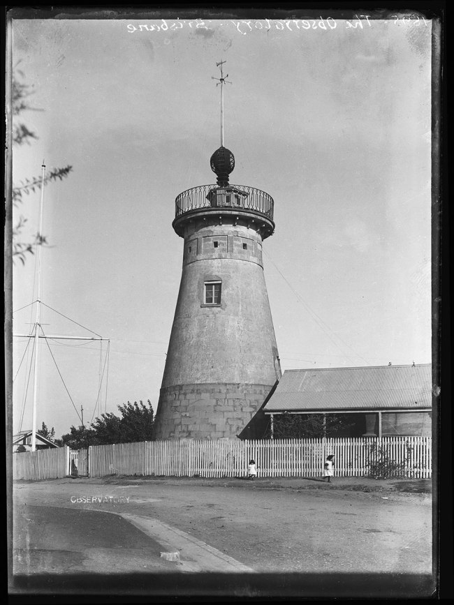 Alfred Elliott (Australian, 1870-1954) 'Windmill, Wickham Terrace' 1895