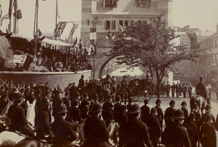 Anonymous photographer. 'Opening ceremony of the Blackwall Tunnel' 1897