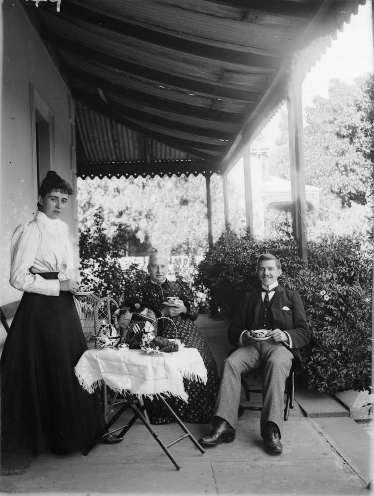 James Fox Barnard (1874-1945) '[Tea on the verandah]' c. 1900
