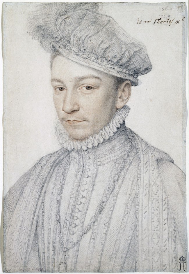 Francois Clouet (French, c. 1516-1572) 'Portrait of Charles IX' 1566