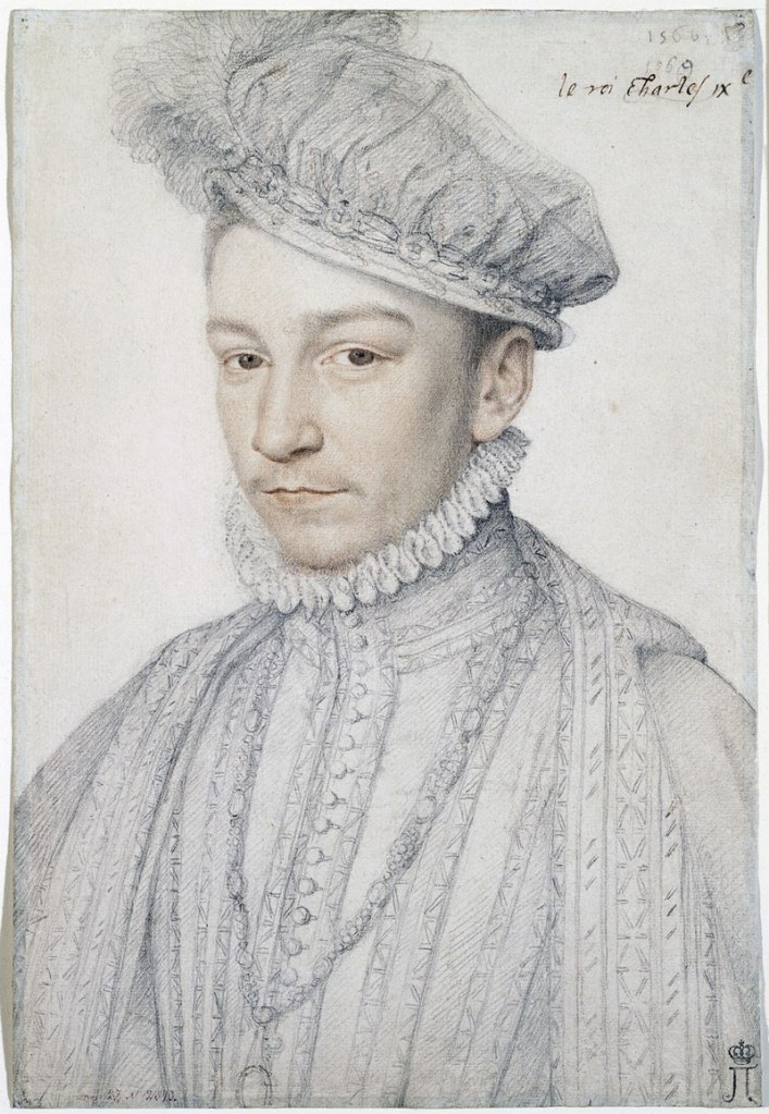 Francois Clouet (French, c. 1516-1572) 'Portrait of Charles IX' 1566