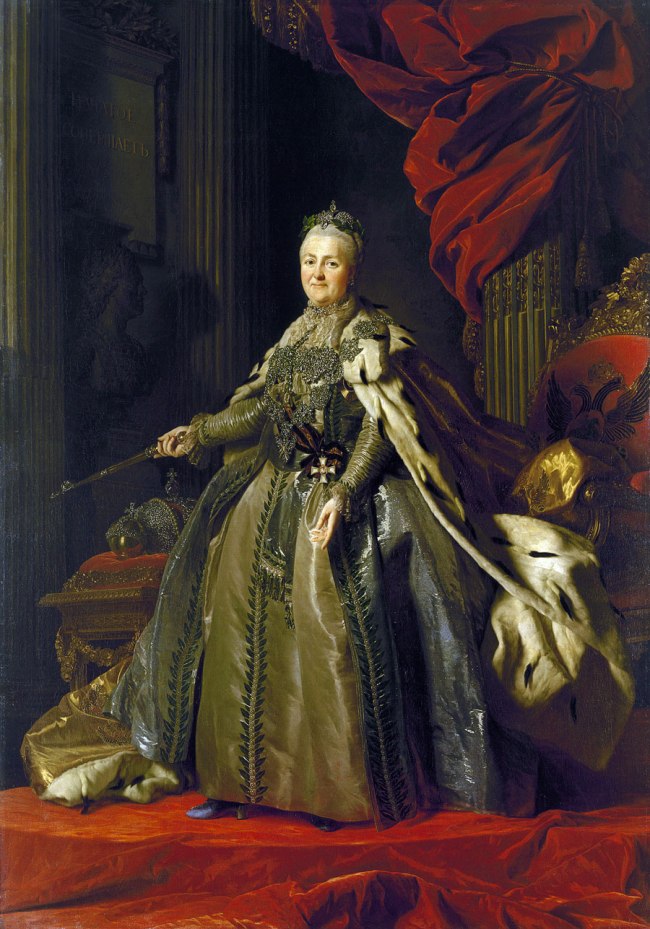 Alexander Roslin (Swedish, 1718-93) 'Portrait of Catherine II' 1776-1777