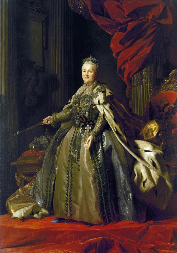 Alexander Roslin (Swedish, 1718-93) 'Portrait of Catherine II' 1776-1777