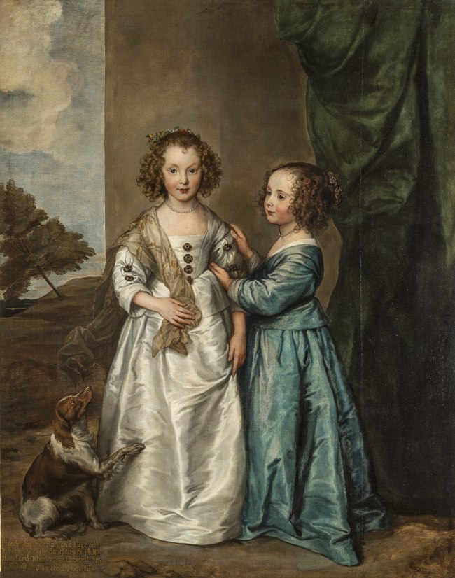 Anthony van Dyck (Flemish, 1599-1641) 'Portrait of Philadelphia and Elizabeth Wharton' 1640