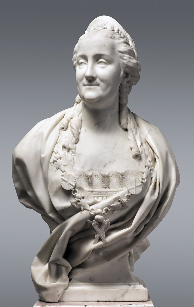 Jean-Antoine Houdon (French, 1741-1828) 'Catherine II' 1773