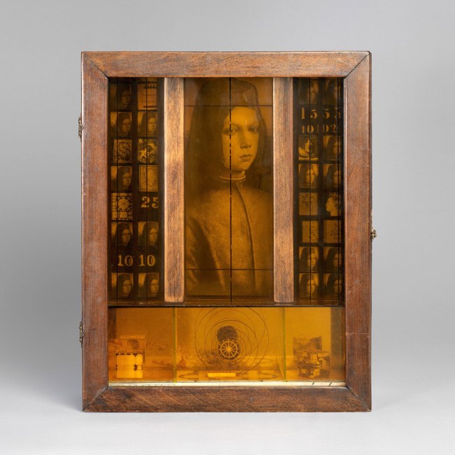 Joseph Cornell (American, 1903-1972) 'Untitled (Pinturicchio Boy)' 1942-1952