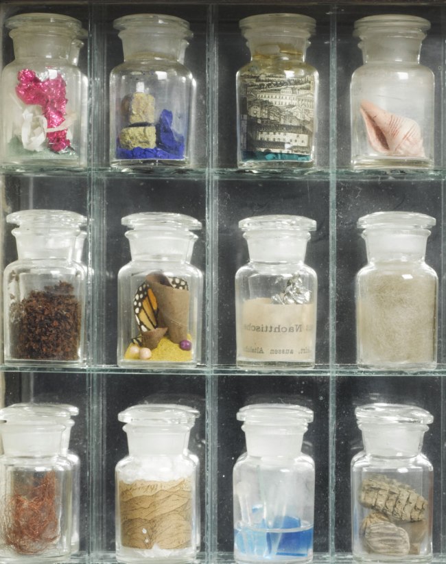 Joseph Cornell (American, 1903-1972) 'Pharmacy' 1943 (detail)