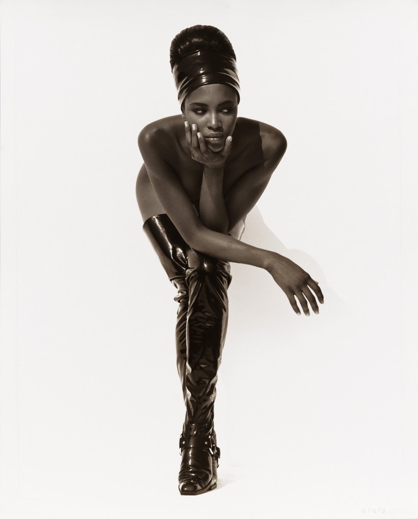 Herb Ritts (American, 1952-2002) 'Naomi Campbell, Face in Hand, Hollywood' 1990 Herb Ritts (American, 1952-2002) 'Naomi Campbell, Face in Hand, Hollywood' 1990