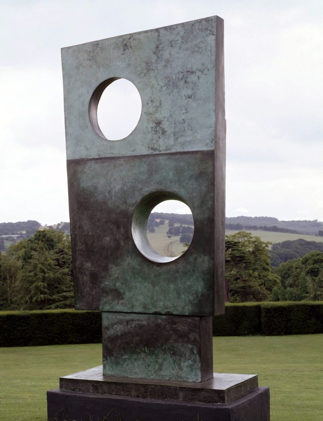 Barbara Hepworth (British, 1903-1975) 'Squares with Two Circles' 1963