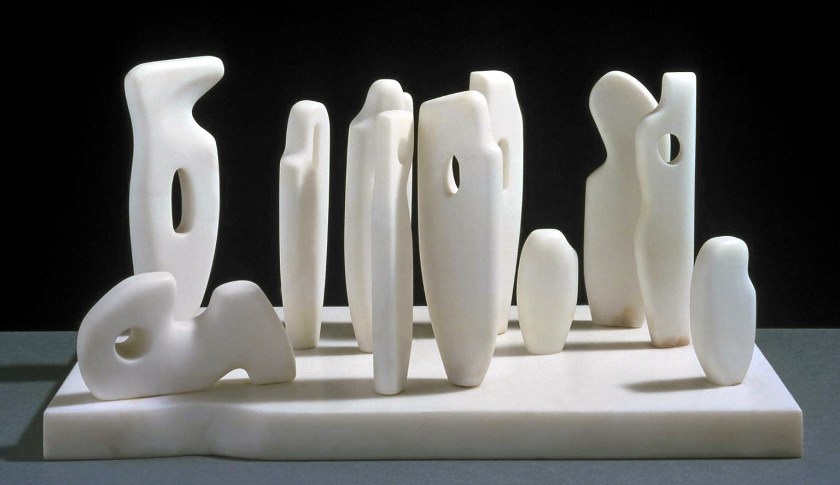 Barbara Hepworth (British, 1903-1975) 'Group I (Concourse) February 4 1951' 1951