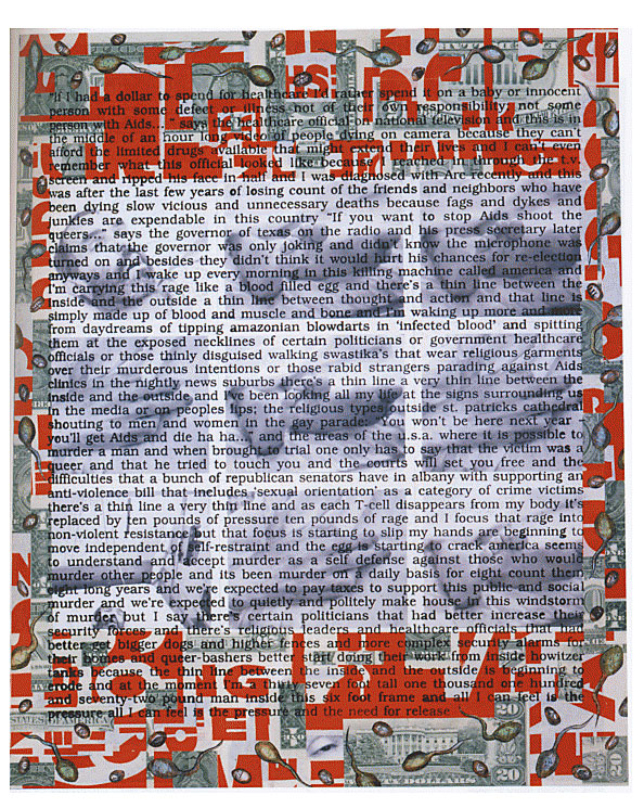 David Wojnarowicz (American, 1954-1992) 'Untitled (Hujar Dead)' 1988-1989