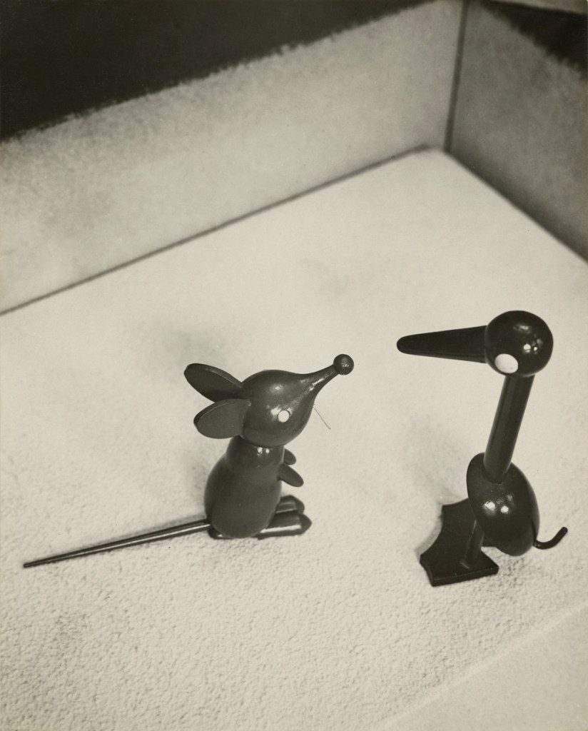 André Kertész (American born Hungary, 1894-1985) '[Wooden Mouse and Duck]' 1929