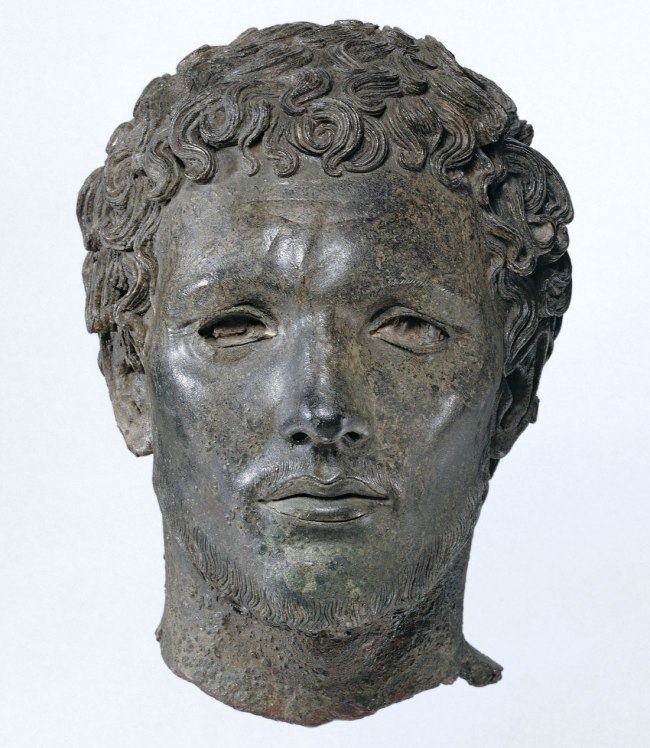 Portrait of a North African Man, from Cyrene (in present day Libya), 300-150 B.C.