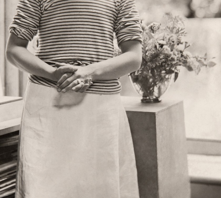 Paul Laib (British born Germany, 1869-1958) 'Hepworth in the Mall Studio, London' 1933 (detail)