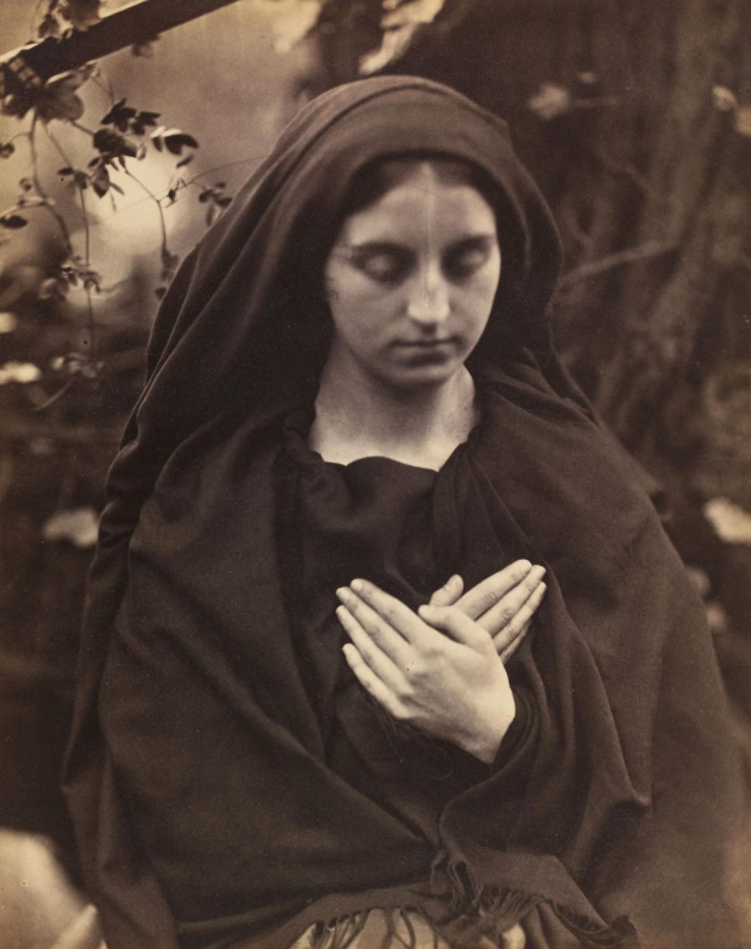 Julia Margaret Cameron. 'Il Penseroso; Come pensive nun devout and pure, Sober, stedfast and demure; Portrait or rather Study of Lady Adelaide Talbot' May 1865