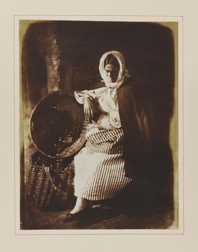 D.O. Hill (Scottish, 1802-1870) and Robert Adamson (Scottish, 1821-1848) 'Mrs Elizabeth (Johnstone) Hall, a Newhaven fishwife, famous for her beauty and self-confidence' 1843-1848