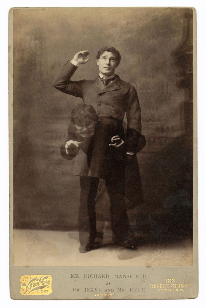 Henry Frederick Van Der Weyde, 182 Regent Street, London (English born Holland, 1838-1924) 'Richard Mansfield as Dr Jekyll and Mr Hyde' c. 1888