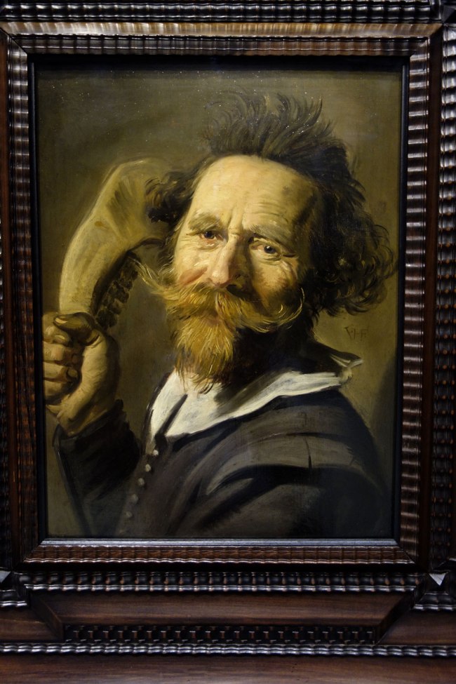 Frans Hals (The Netherlands, 1582/3-1666) 'Portrait of Pieter(?) Verdonck' c. 1627 (installation view detail)