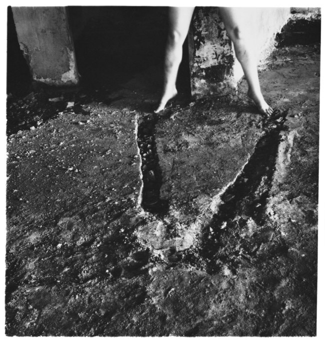 Francesca Woodman. From 'Angel' series, Rome, Italy, 1977-1978