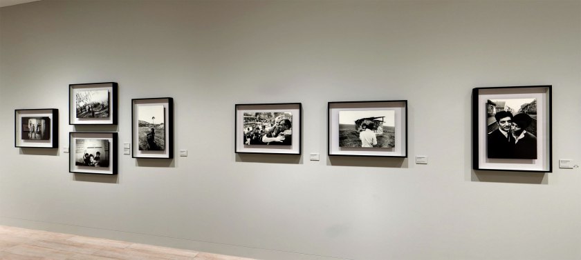 Installation view of the Gypsies section of the exhibition 'Josef Koudelka: Uncertain Nationality' at Fundación MAPFRE, Madrid