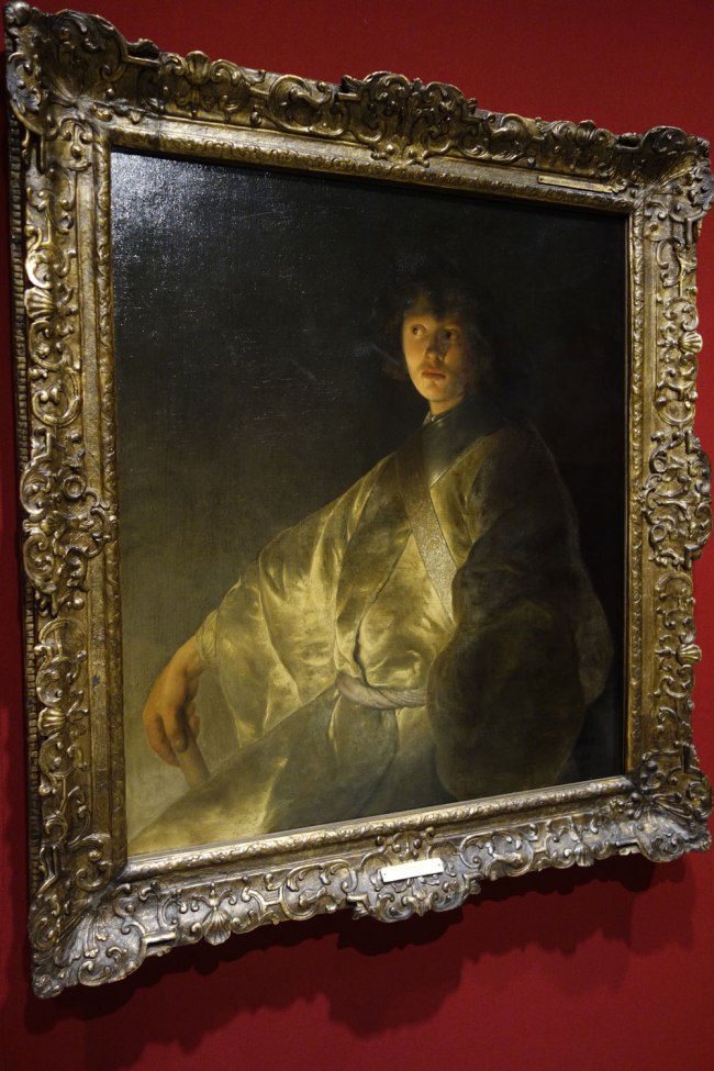 Jan Lievens (The Netherlands, 1607-1674) 'Young man in yellow' c. 1630-1631 (installation view)