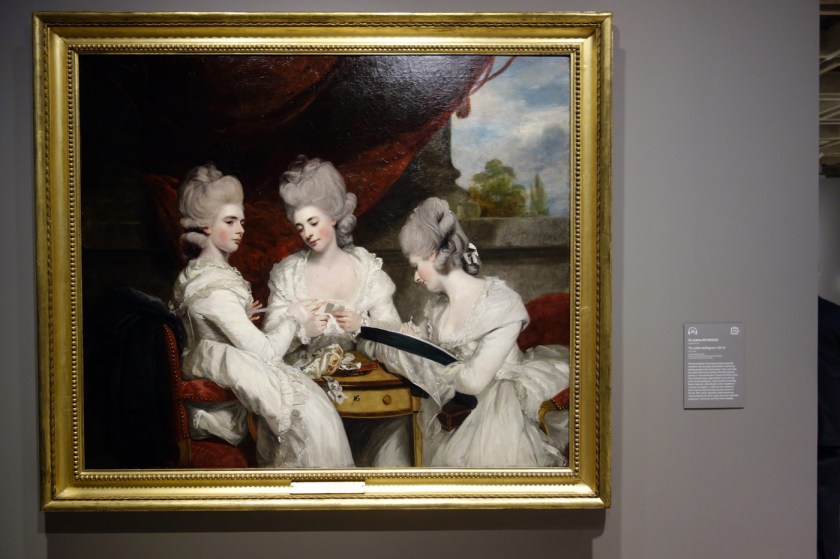 Sir Joshua Reynolds (England, 1723-1792) 'The Ladies Waldegrave' 1780-1781 (installation view)