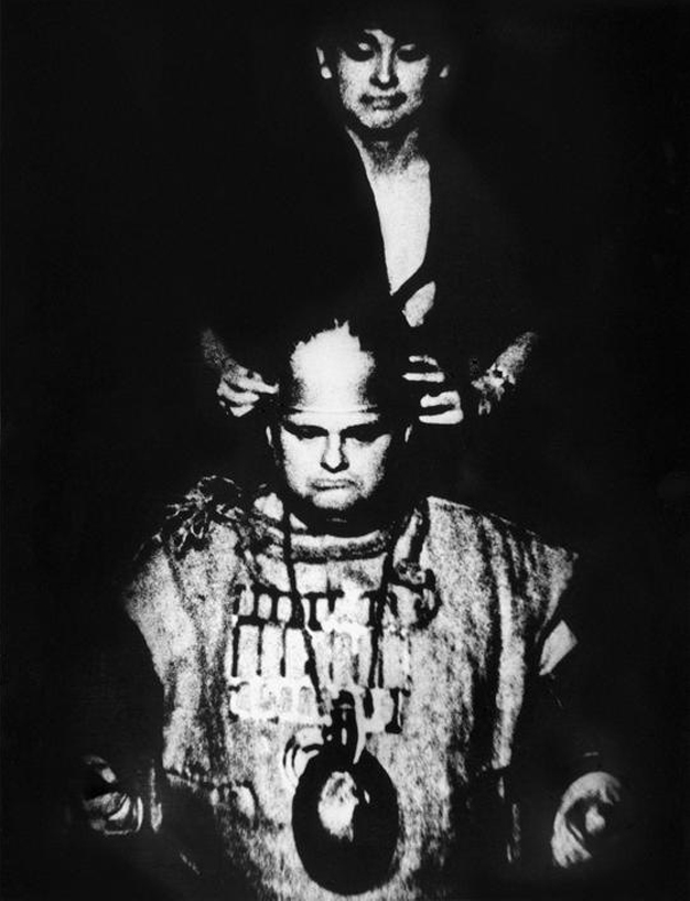 Josef Koudelka (Czech-French, b. 1938) 'Alfred Jarry's Uburoi, Divadlo na zábradlí, Prague' 1964