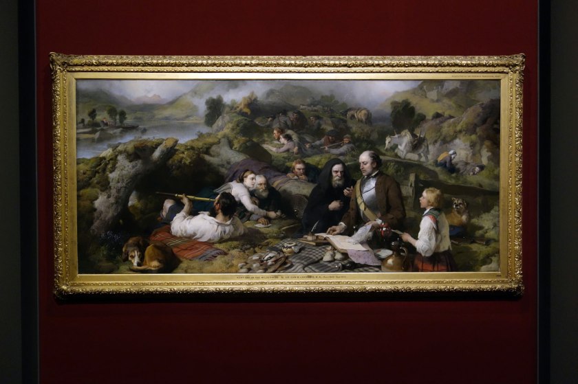 Sir Edwin Landseer (England, 1802-1873) 'Rent-day in the wilderness' 1868 (installation view)