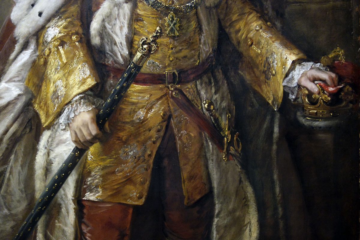 Thomas Gainsborough (England, 1727-1788) 'John Campbell, 4th Duke of Argyll' 1767 (installation view detail) Thomas Gainsborough (England, 1727-1788) 'John Campbell, 4th Duke of Argyll' 1767 (installation view detail)
