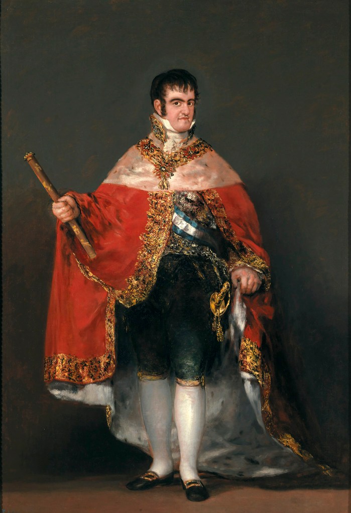 Francisco de Goya (Spanish, 1746-1828) 'Ferdinand VII in Court Dress' 1814-1815