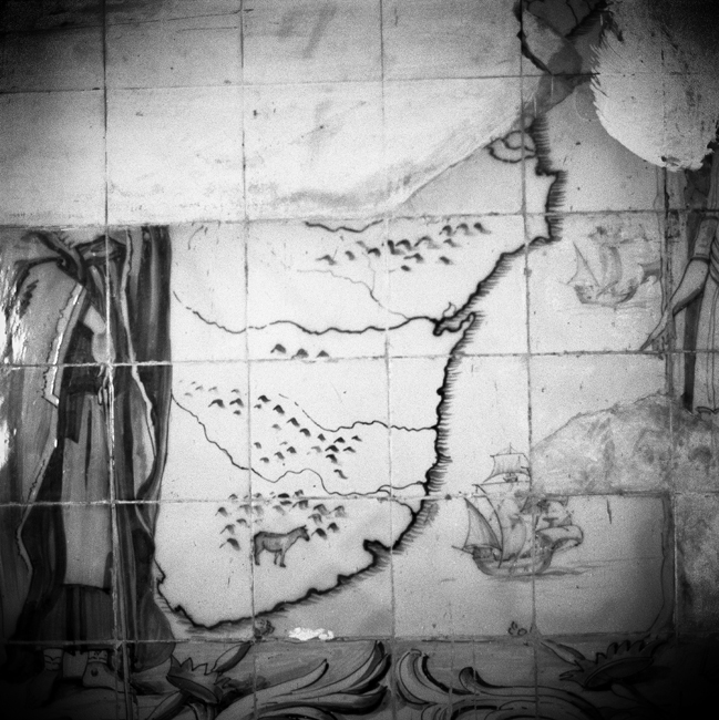 Jo Ractliffe (South African, b. 1961) 'Details of tiled murals at the Fortaleza De São Miguel, depicting Portuguese explorations in Africa 4' 2007