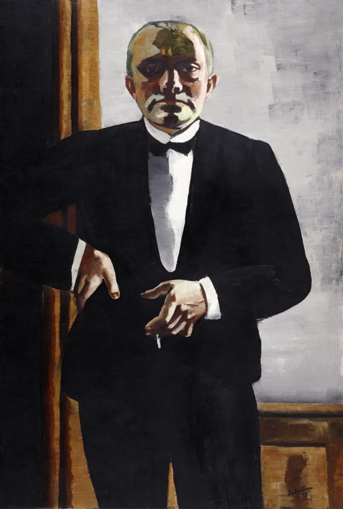 Max Beckmann (German, 1884-1950) 'Self-Portrait in Tuxedo' (Selbstbildnis im Smoking), 1927 Max Beckmann (German, 1884-1950) 'Self-Portrait in Tuxedo' (Selbstbildnis im Smoking), 1927