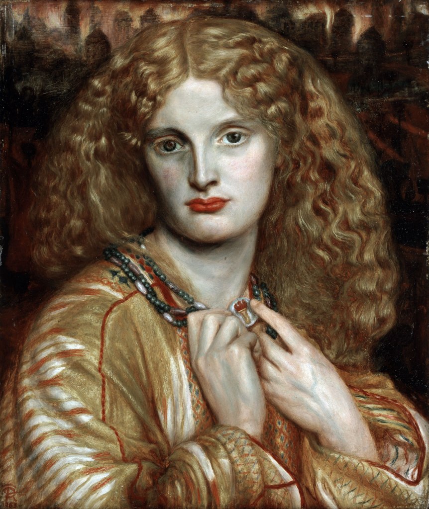 Gabriel Charles Rossetti (English, 1828-1882) 'Helen of Troy' 1863