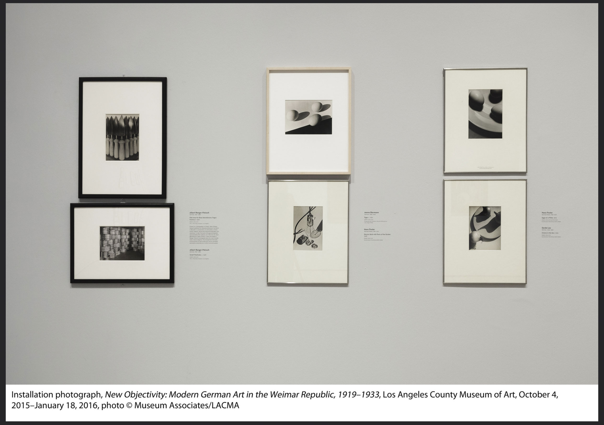 Installation view of the exhibition 'New Objectivity: Modern German Art in the Weimar Republic, 1919-1933' at LACMA Installation view of the exhibition 'New Objectivity: Modern German Art in the Weimar Republic, 1919-1933' at LACMA