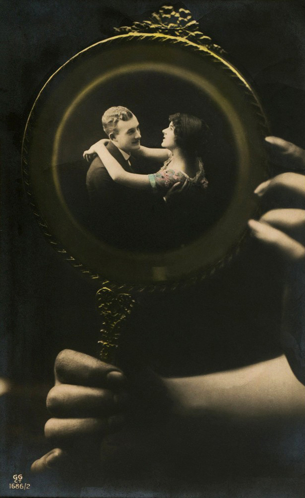 Anonymous photographer. 'Photomontage' (photographic postcard), c. 1920