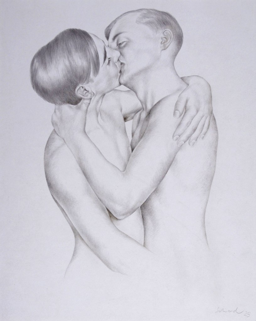 Christian Schad. 'Boys in Love' (Liebende Knaben), 1929 Christian Schad. 'Boys in Love' (Liebende Knaben), 1929
