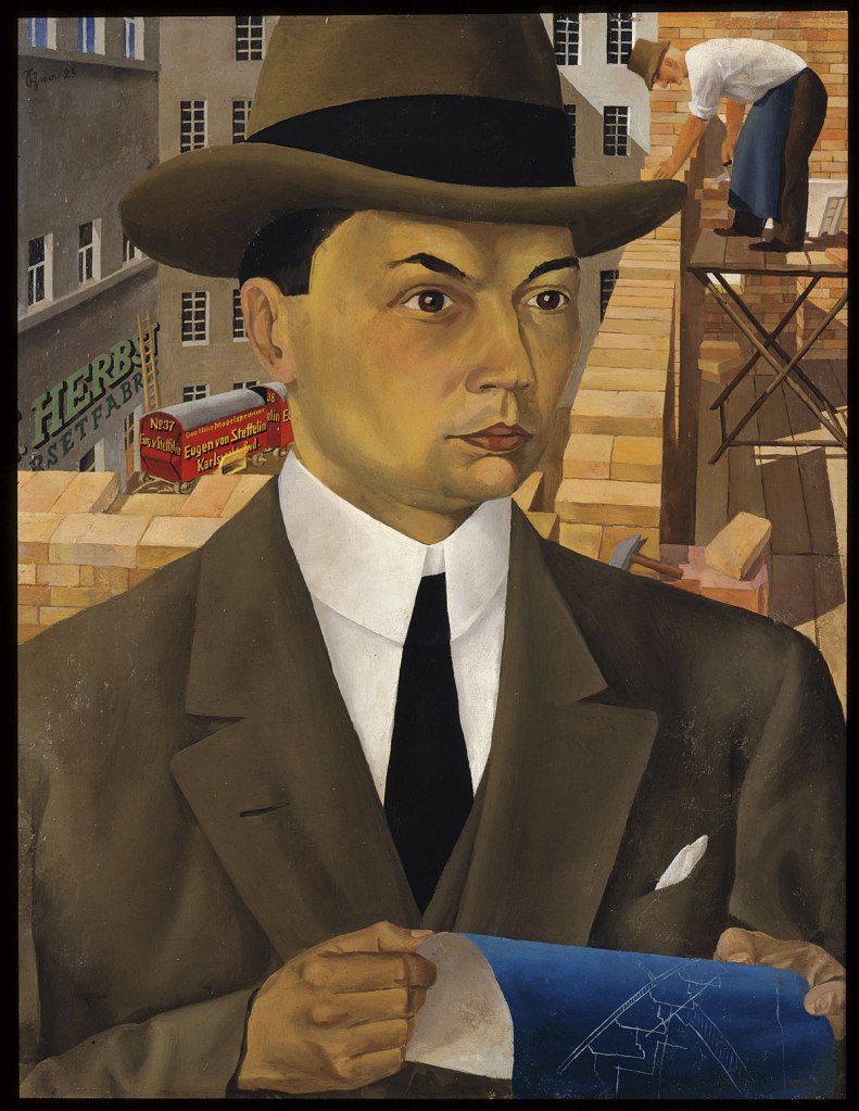 Wilhelm Schnarrenberger (German, 1892-1966) 'Portrait of an Architect' (Porträt eines Architekten), 1923 Wilhelm Schnarrenberger (German, 1892-1966) 'Portrait of an Architect' (Porträt eines Architekten), 1923
