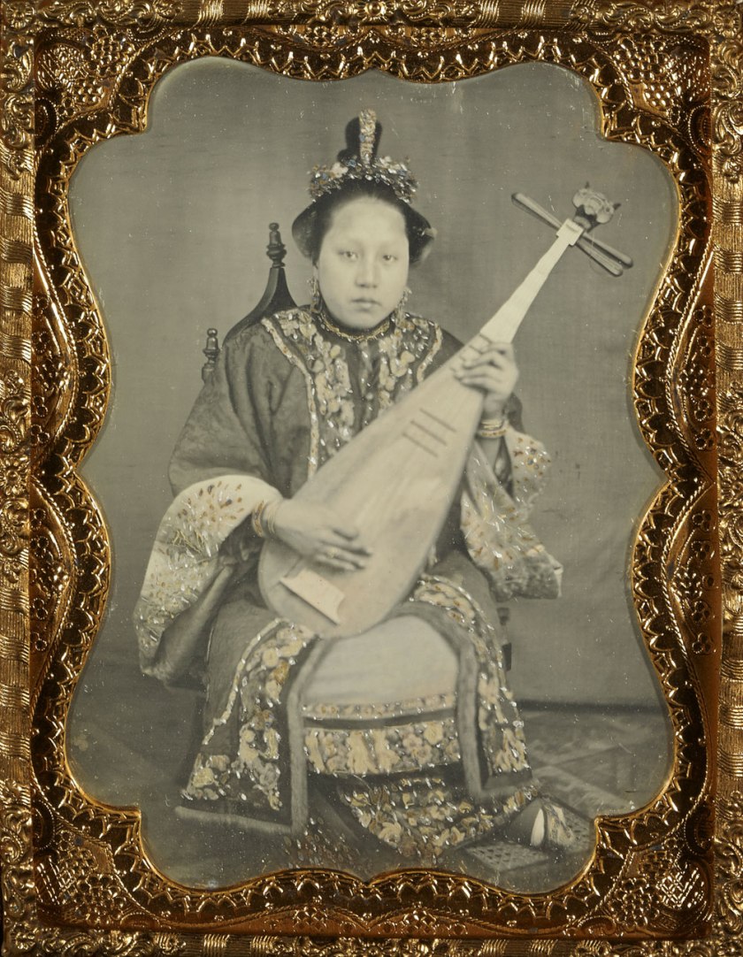 Unknown maker (American) '[Chinese Woman with a Mandolin]' 1860