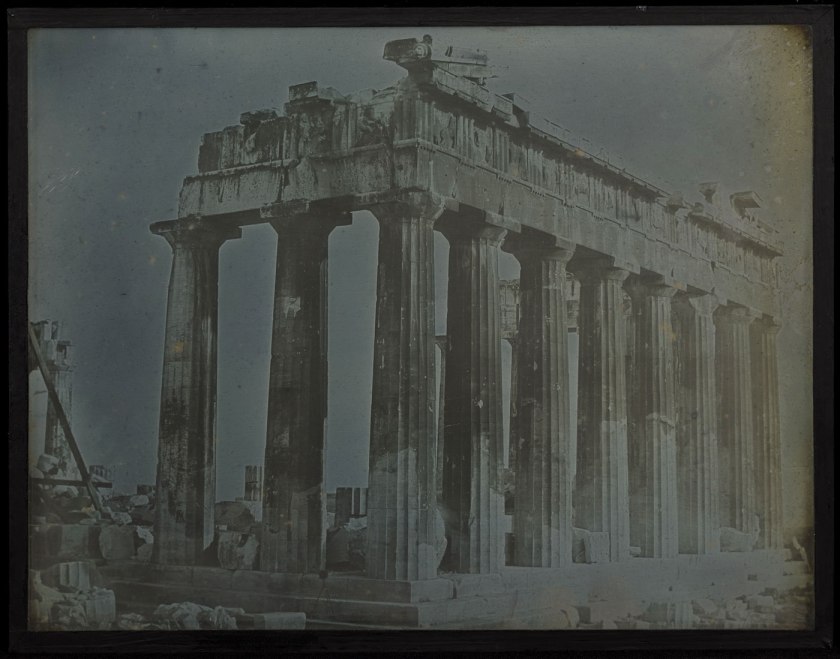 Joseph-Philibert Girault de Prangey (French, 1804-1892) 'Facade and North Colonnade of the Parthenon on the Acropolis, Athens' 1842