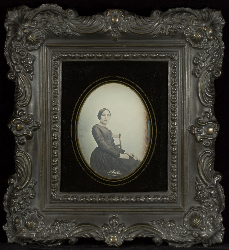 Auguste Belloc (French, 1800-1867) 'Portrait of a Woman' May 1844