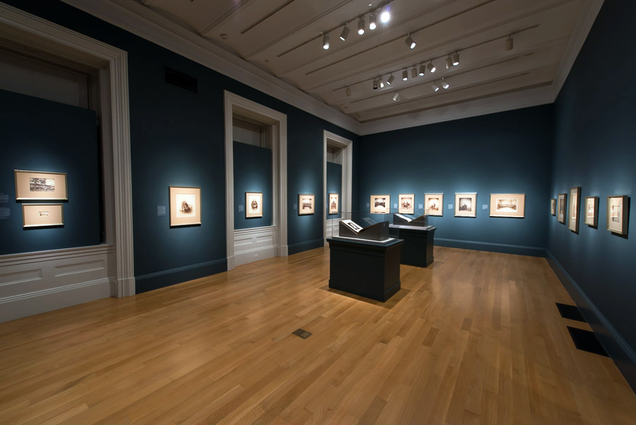 Installation view of the exhibition ‘Dark Fields of the Republic: Alexander Gardner Photographs, 1859-1872’ at the National Portrait Gallery, Washington