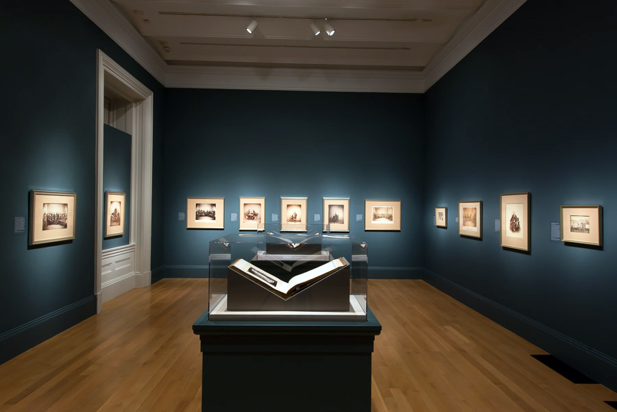 Installation view of the exhibition ‘Dark Fields of the Republic: Alexander Gardner Photographs, 1859-1872’ at the National Portrait Gallery, Washington