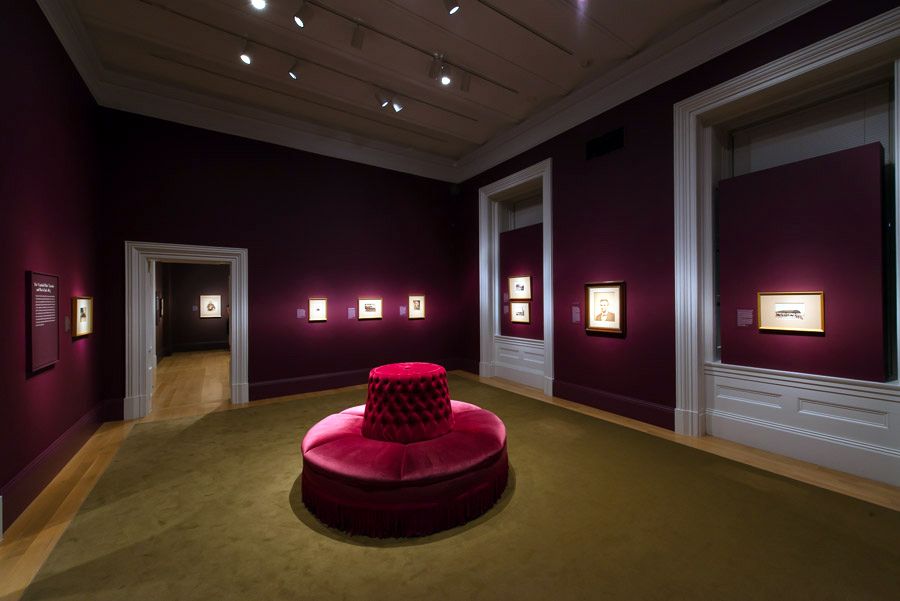 Installation view of the exhibition ‘Dark Fields of the Republic: Alexander Gardner Photographs, 1859-1872’ at the National Portrait Gallery, Washington