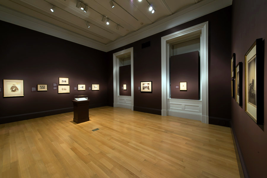 Installation view of the exhibition ‘Dark Fields of the Republic: Alexander Gardner Photographs, 1859-1872’ at the National Portrait Gallery, Washington