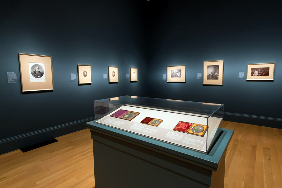 Installation view of the exhibition ‘Dark Fields of the Republic: Alexander Gardner Photographs, 1859-1872’ at the National Portrait Gallery, Washington