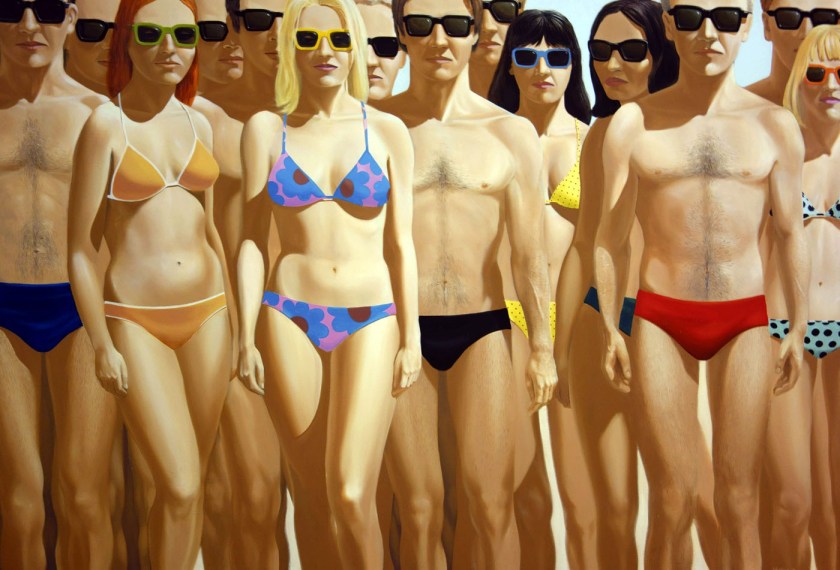 John Hopkins (Australian, b. 1943) 'The crowd' 1970