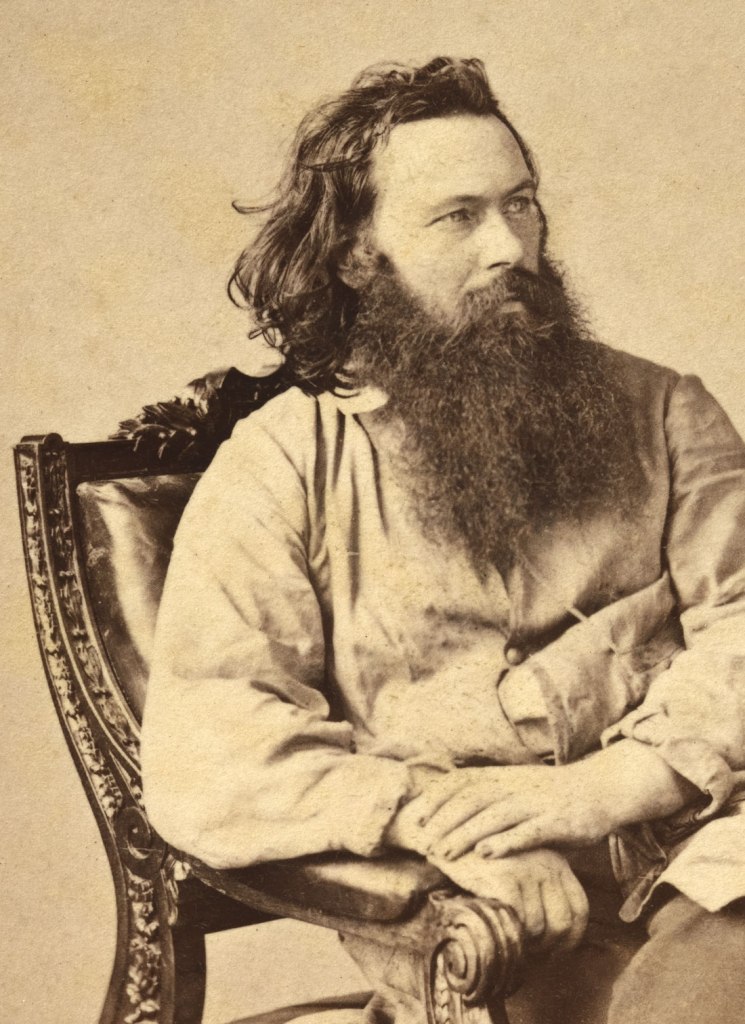 James Gardner (American born Scotland, c. 1832 - ?) 'Alexander Gardner' 1863 (detail)