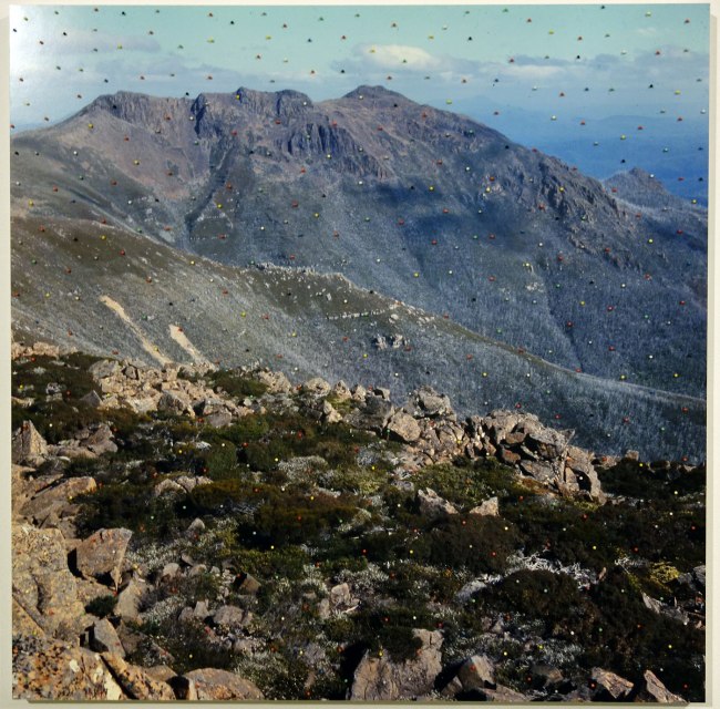 Emidio Puglielli (born Australia 1964) 'Colourful mountain disruption' 2009 (installation view) Emidio Puglielli (born Australia 1964) 'Colourful mountain disruption' 2009 (installation view)