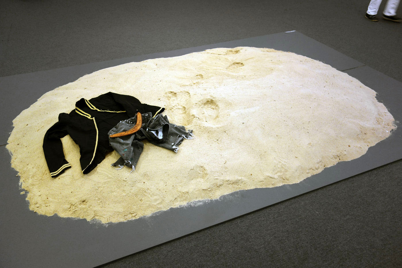 Leanne Tobin (Australian, b. 1961) 'Clothes don't always maketh the man' 2012Â (installation view) Leanne Tobin (Australian, b. 1961) 'Clothes don't always maketh the man' 2012Â (installation view)