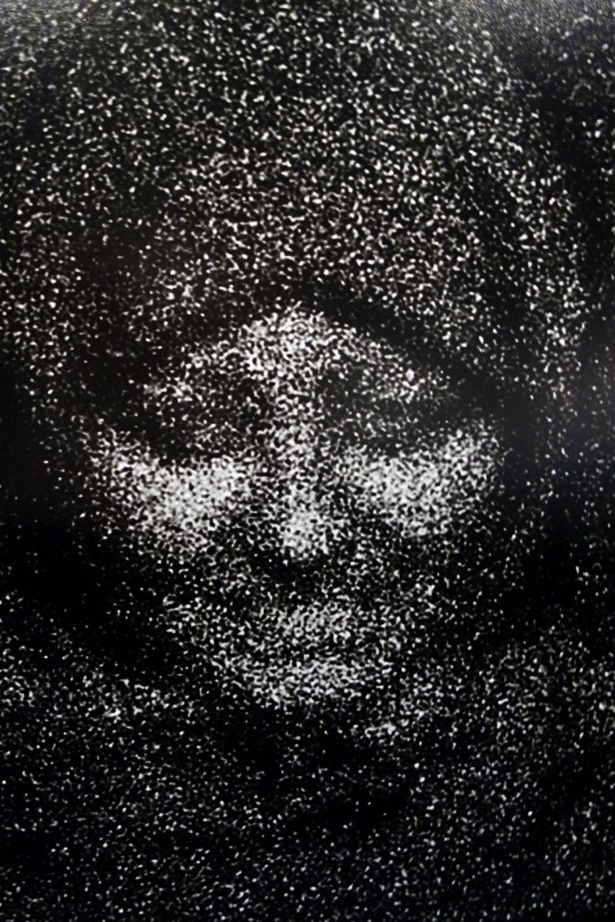 Trent Parke (Australian, b. 1971) 'The camera is god (street portrait series)' 2013 (installation view detail)